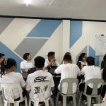TESDA scholars practicing hotel cleaning procedures